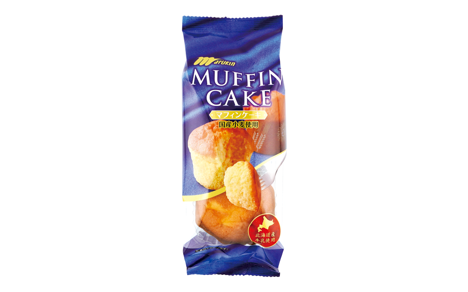 マフィンケーキ｜北海道産牛乳を使用したマフィンケーキ。